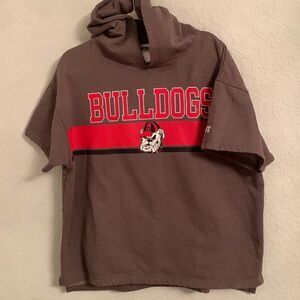 RUSSELL Mens Sleeveless Hoodie Size XL